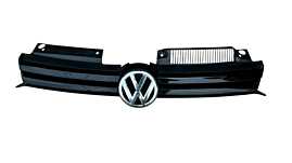 Grila Centrala cu Emblema Sigla de pe Bara Spoiler Fata Volkswagen Golf 6 2008 - 2013 Cod 5K0853653 5K0853651 [L5330]