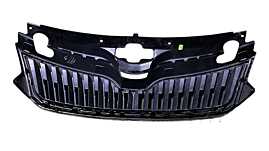 Grila Centrala cu Emblema Sigla de pe Capota Motor Skoda Rapid 2013 - 2020 Cod 5JA853668 [L5342]