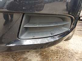 Grila Ornament Capac de la Proiector Stanga de pe Bara Spoiler Fata Skoda Octavia 2 Facelift 2008 - 2013 [C4088]