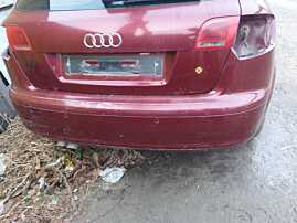 Bara Spoiler Spate cu Locas Senzori Parcare cu Imperfectiuni Audi A3 8P Sportback Hatchback NFL Non Facelift 2004 - 2008 Culoare LZ3H [K0168]