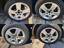 Set 4 Jante Roti Aliaj FARA Anvelope 205 55 16 R16 5x112 Seat Toledo 3 2005 - 2009 Cod sdgb24