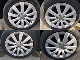 Set 4 Jante Roti Aliaj 245 45 17 R17 8,0Jx17H2 ET47 5x112 Audi A4 B8 2008 - 2016 Cod 8K0601125C