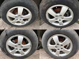 Set 4 Jante Roti Aliaj 215 60 16 R16 in 215 65 16 R16, Anvelope Cauciucuri M S Hyundai Tucson 2004 - 2009