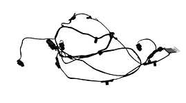 Cablaj Instalatie Electrica Senzor Senzori Parcare PDC Parktronic Spoiler Bara Spate Audi A4 B7 Berlina 2005 - 2008 Cod 8K0971095A [L6028]