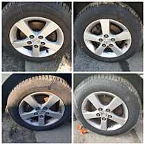 Set 4 Jante Roti Aliaj cu Anvelope Cauciucuri Iarna DOT 2021 195 65 15 R16 Mazda CX5 2012 - 2016 [C3458]