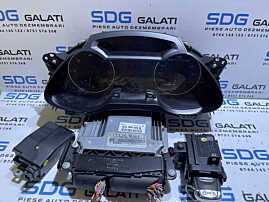 Kit Pornire ECU Calculator Motor Cip Cheie Blocator Volan Audi A4 B8 2.0 TDI CAGA 2008 - 2012 Cod 03L906022B 0281014235