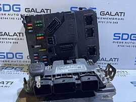 Kit Pornire ECU Calculator Motor Cip Cheie Peugeot 206 1.6 16V 1998 - 2012 Cod 9659763580 0261208901