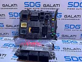 Kit Pornire ECU Calculator Motor Cip Cheie si Imobilizator Citroen C5 1.6 HDI 2007 - 2017 Cod 9678686080 9666571380 S180075002