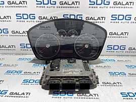 Kit Pornire ECU Calculator Motor FoMoCo Bosch Cheie Chei CIP Imobilizator FARA Ceas Ceasuri Bord Ford Focus 2 2004 - 2010 Cod 6M51-12A650-MA 0281012486 [L3166] [L3167] [L3168]