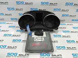 Kit Pornire Complet ECU Calculator Motor Cip Cheie si Imobilizator cu Ceasuri Bord Volkswagen Golf 6 Plus 1.6 TDI CAY CAYC 2008 - 2014 Cod 03L906023H 03L906023A [L2337] [L2338]