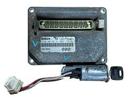 Kit Pornire ECU Calculator Motor Contact cu Chei Cheie CIP Imobilizator Bosch Dacia Nova 1995 - 2003 Cod 0261206701 6000 589328 [LR0071] [LR0072]