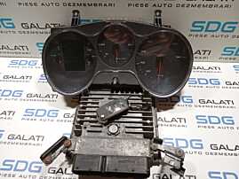 Kit Pornire ECU Calculator Motor Cip Cheie Imobilizator Ceas Ceasuri Cluster Instrumente Bord Seat Leon 1P 1.6 TDI 2006 - 2013 Cod 03L906023LH 1P0920953D [M3858] [M3859]