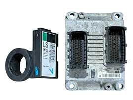 Kit Pornire ECU Calculator Motor GM Inel Cititor Chei Cheie CIP Imobilizator Opel Agila A 1.2 Benzina 2000 - 2007 Cod 24456865 2444509 26SA8587 0261207426 [LR0174]