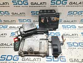 Kit Pornire ECU Calculator Motor Cip Cheie si Imobilizator Volkswagen Passat B6 Berlina 1.9 TDI BXE 2005 - 2010 Cod 03G906021LR 03G906021AN 0281013260 3C0959433AB 216002011 3C0905843Q [N0247]