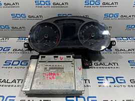 Kit Pornire ECU Calculator Motor Bosch Ceas Ceasuri Bord CIP Chei Cheie Imobilizator Volkswagen Jetta 4 MK4 1.4 TSI 2011 - 2018 Cod 04E907309AE 0261S09528 5c6920970 [L4072] [L4073]