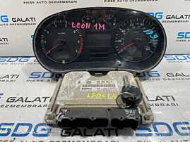 Kit Pornire ECU Calculator Motor Ceas Ceasuri Bord Chei Cheie CIP Imobilizator Seat Toledo 2 1.4 Benzina 1999 - 2005 Cod 036906032H 0261207191 [L4457] [L4458]
