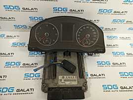 Kit Pornire Complet ECU Calculator Motor Ceas Ceasuri Bord Cheie CIP Imobilizator Volkswagen Golf 6 Plus 2.0 TDI 2008 - 2013 Cod 03L906022DB 0281014692 [L2195]