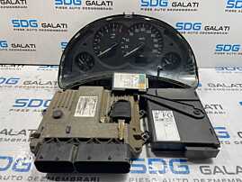 Kit Pornire ECU Calculator Motor Confort Ceas Ceasuri Bord Inel Cititor Cheie Chei CIP Imobilizator Opel Corsa C 1.3 CDTI 2000 - 2006 Cod 55196352 55196352ZJ 93179368 13144390 13236032 [L4737] [L4738]