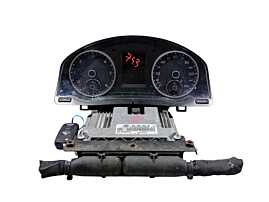 Kit Pornire ECU Calculator Motor Ceas Ceasuri Bord Chei Cheie CIP Imobilizator Volkswagen Tiguan 2.0 TDI 2007 - 2015 Cod 03L907309AE 0281017946 [LC0950] [LC0951]
