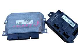 Kit Pornire ECU Calculator Motor Calculator Confort CIP Cheie Imobilizator Dacia Logan 2 1.0 Benzina 2012 - 2022 Cod 237109612R 284B17940R [M8315]