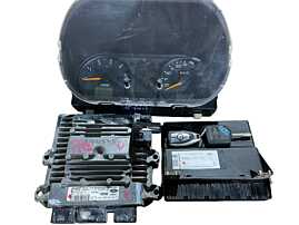 Kit Pornire ECU Calculator Motor Calculator Confort Ceasuri Bord Chei Cheie CIP Imobilizator Ford Fiesta 5 MK5 2002 - 2008 Cod 2S6A-12A650-BG 5WS400275G-T 2S6T-15K600-BF 2S6T-15607-BB [LR0024] [LR0025]