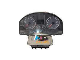 Kit Pornire Complet ECU Calculator Motor Ceas Ceasuri Bord Chei Cheie CIP Imobilizator Volkswagen Golf 5 1.4 TSI BUD Benzina 2004 - 2008 Cod 03C906024AS 1K0920864 [L5566] [L5567] [L5568]