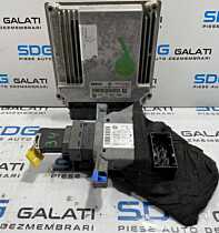 Kit Pornire ECU Calculator Motor Cititor Cartela Chei Cheie Imobilizator CIP BMW Seria 7 E65 E66 3.0 Diesel M57 2002 - 2008 Cod 7803369 0281013500 [L4755] [L4756]