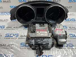Kit Pornire ECU Calculator Motor Ceas Ceasuri Bord Chei Cheie CIP Imobilizator Skoda Superb 2 2.0 CFG CFGB 2008 - 2015 Cod 03L906018CJ 0281016850 [L4463] [L4464]