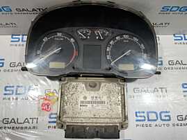 Kit Pornire ECU Calculator Motor Ceas Ceasuri Bord Chei Cheie CIP Imobilizator Skoda Octavia 1 1.9 TDI AGR 1997 - 2011 Cod 038906012F 0281010127 1U0920810F [L4506] [L4507]