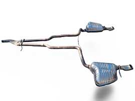 Ansamblu Complet Evacuare Toba Tobe Teava Esapament Intermediara Finala Audi A6 C6 3.0 TDI 2004 - 2011 Cod 4F0253611AA [LC4478]