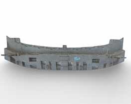 Semi Scut Deflector Aer de sub Bara Fata Ford Fiesta 6 MK6 2008 - 2017 Cod 8A61-8B384-A [LN0272]