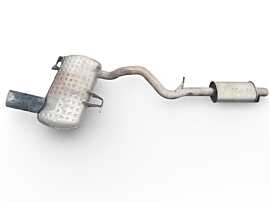 Ansamblu Complet Teava Toba Evacuare Esapament Finala Intermediar BMW Seria 3 E92 LCI 2006 - 2013 Cod 7564929 [LN0317]