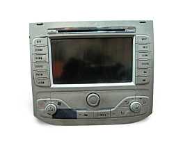 Unitate Navigatie Navi GPS Radio CD Player Audio cu Panou AC Clima Climatronic Ford C-Max 1 2007 - 2010 Cod 8M5T-18K931-ZC (Butoane Exfoliate) [LR6627]