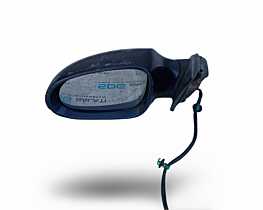 Oglinda Stanga Electrica Albastru Volkswagen Passat B6 2005 - 2010 Cod 3C0857933 (Lac Exfoliat) [LR7456]