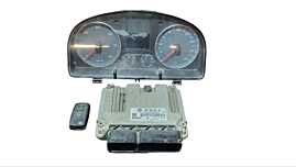 Kit Pornire ECU Calculator Motor Ceas Ceasuri Bord Chei Cheie CIP Imobilizator Volkswagen Touran 1.9 TDI 2003 - 2010 Cod 03G906021MM 0281014044 1T0920864A [LS1388]