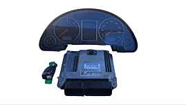 Kit Pornire ECU Calculator Motor Ceas Ceasuri Bord Chei Cheie CIP Imobilizator Audi A4 B7 3.0 TDI 2004 - 2008 Cod 8E0910401P 0281013191 [LS1391]