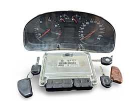 Kit Pornire Calculator Motor ECU Ceas Bord Cheie Volkswagen Passat B5 B5.5 1.9 TDI 2001 - 2005 Cod 038906019CD, 0281010218 [LS1489]