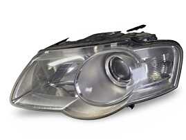 Far Faruri Stanga cu Lupa FARA Xenon Volkswagen Passat B6 2005 - 2010 (Urechi Superioare Lipsa) [LS1504]