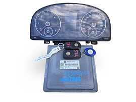 Kit Pornire ECU Calculator Motor Ceasuri Bord Chei Volkswagen Touran 1T3 1.6 TDI CAYC 2010 - 2015 Cod 03L906023PJ [LS1517]