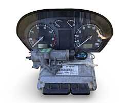 Kit Pornire ECU Calculator Motor Ceas Ceasuri Bord Chei Cheie CIP Imobilizator Skoda Fabia 1 1.2 AWY 2000 - 2007 Cod 03D906032A [LS1520]