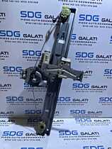 Macara Electrica cu Motoras Usa Portiera Dreapta Fata Peugeot 207 2006 - 2014 Cod 9681181880