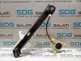 Macara Electrica pentru Geam Usa de la Portiera Stanga Spate Volkswagen Polo 6R 2010 - 2014 [M5025]