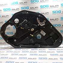 Macara Manuala pentru Geam Sticla de la Usa Portiera Dreapta Spate Hyundai I30 2010 - 2015 Cod 83480-A6000 [2203]