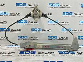 Macara Manuala pentru Geam Sticla de la Usa Portiera Dreapta Spate Fiat Grande Punto 2005 - 2013 [L4295]