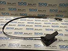 Maner Clapeta Deschidere Capota Motor cu Cablu Sufa Volkswagen Golf 5 2004 - 2008 Cod 1K1823633 [L0759]