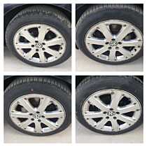 Set 4 Jante Janta Roata Roti Aliaj 235 45 17 R17 5x112 CB 57.1 Skoda Octavia 2 2004 - 2013 (anvelope vara bune) [Q2405]