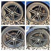 Set 4 Jante Roti Aliaj 225 35 19 R19 ZR19 Style 313 BMW Seria 3 E90 E91 E92 E93 2004 - 2013 [K9346]