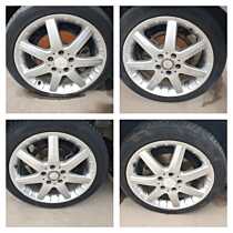 Set 4 Jante Janta Roata Roti Aliaj 215 45 17 R17 ZR17 Mercedes Clasa R Class W251 1998 - 2004 [K9494]