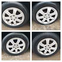 Set 4 Jante Roti Aliaj 225 60 16 R16 Mercedes Clasa C Class W202 1993 - 2001 [Q0599]