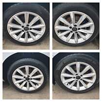 Set 4 Jante Janta Roata Roti Aliaj 215 55 17 R17 Volkswagen Touran 1T1 1T2 1T3 2003 - 2015 (anvelope vara dot 2024 si 2025) [Q0462]